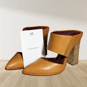 Coach Leather Heels (Never Worn)